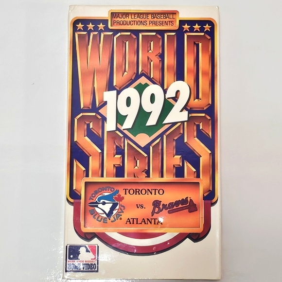 MLB 1992 World Series Toronto Blue Jays VS Atlanta Braves VHS Tape - Picture 6 of 16